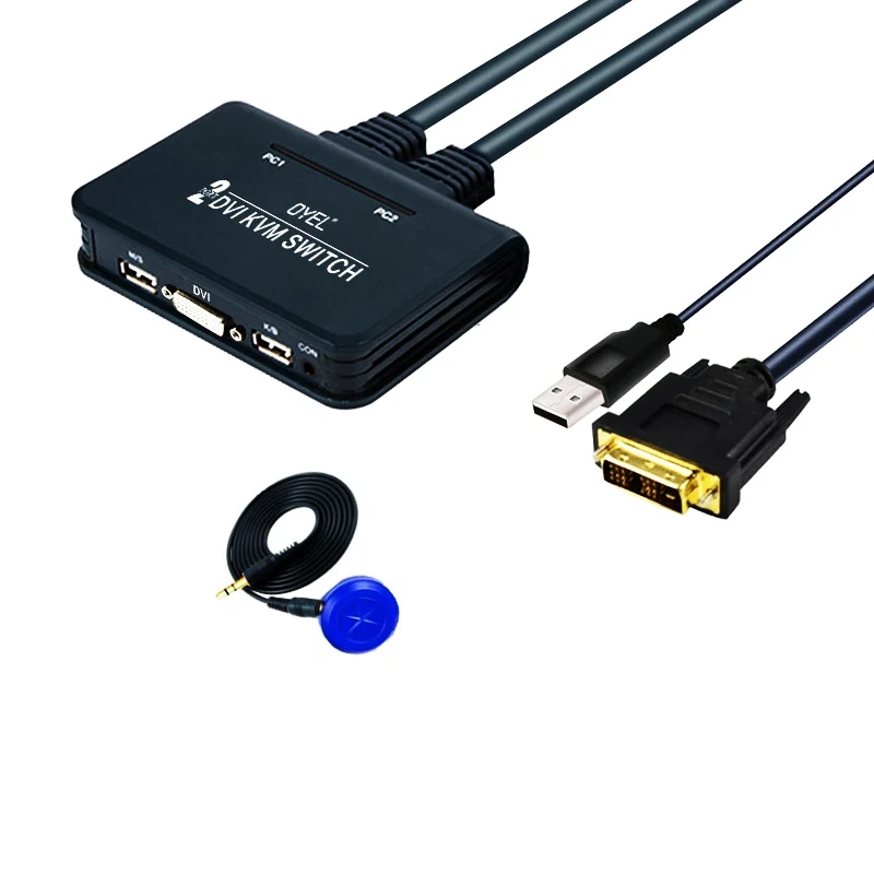 Кабель DVI с 2 портами встроенный высококачественный кабель KVM серии - купить по