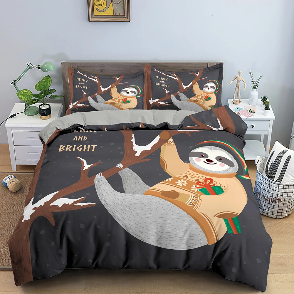 

Koala Cat Dog Print Duvet Cover Set 3D Bedding Set Quilt Cover Bedline King Size for Kids Adult Bed dekbedovertrek(no Bed Sheet)