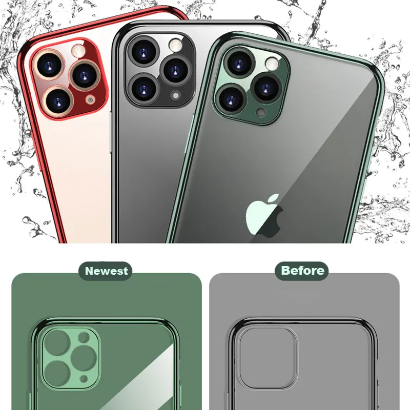 Защитный прозрачный чехол для камеры iPhone 11 Pro Max XS X XR SE 2 2020 SE2 7 8 Plus 6 6S оригинальный