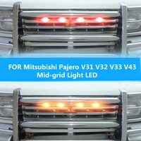 for mitsubishi pajero v31v32v33v43 medium grid lamp led day line decoration width warning haze lamp