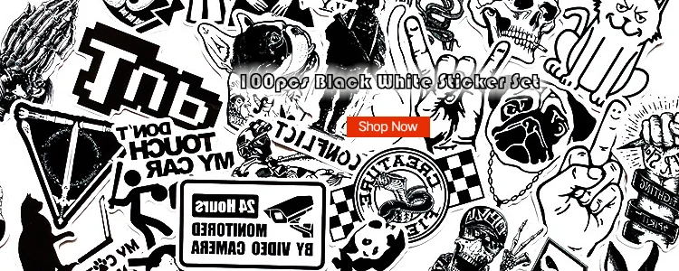 100 шт./компл., Водонепроницаемый ПВХ Хэллоуин Стикеры уличных танцев Doodle Стикеры Набор для украшения фестиваля