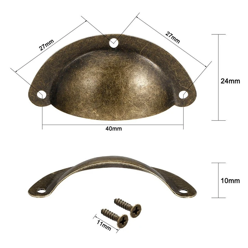 Центров отверстий 40 мм винтажный стиль корпус для чашки выдвижная ручка