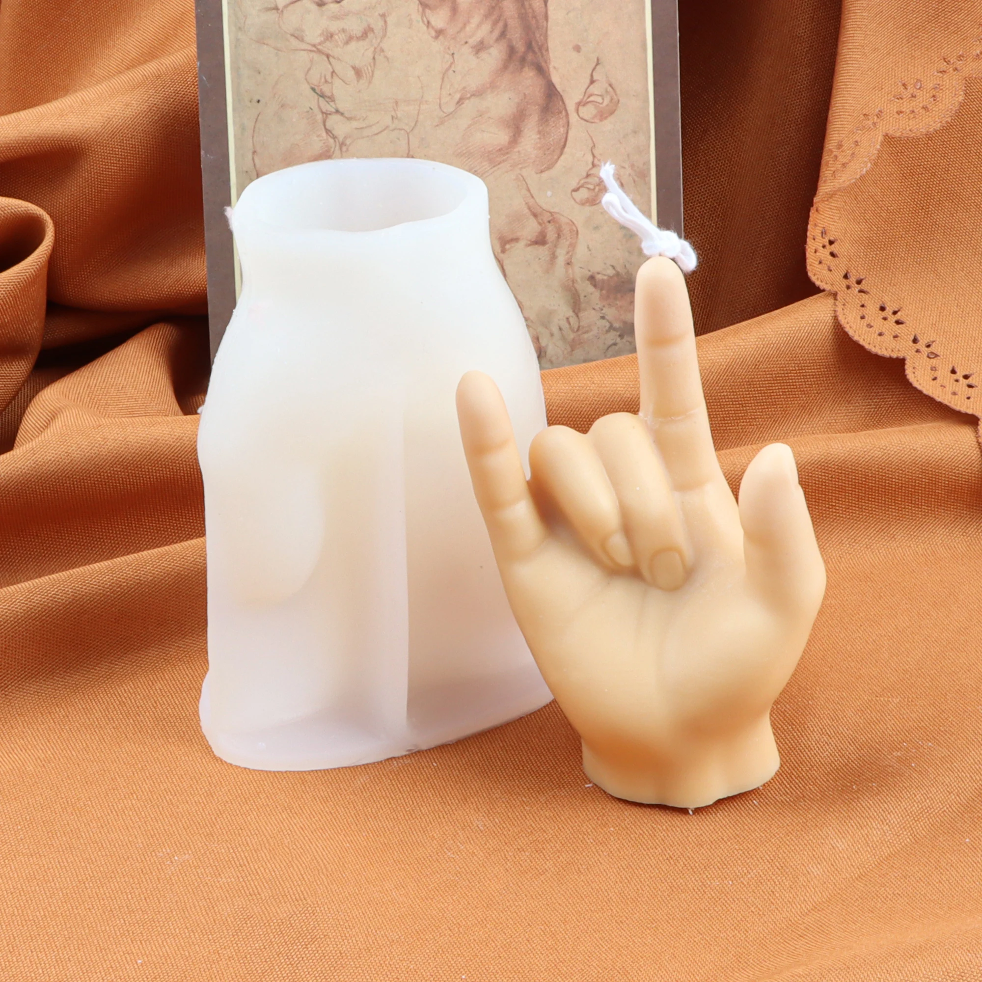 Форма для мыла различной формы с 4 жестами ОК столб сделай сам знак мира