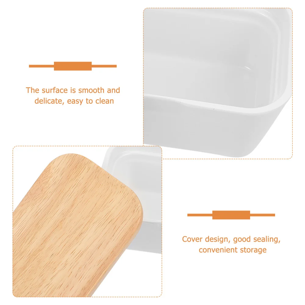 

1pc Kitchen Butter Container Home Butter Storage Box with Lid (Assorted Color)
