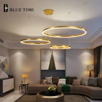 modern chandelier circle ring pendant lamp for living room chandelier hanging lamp lighting light fixture lustre