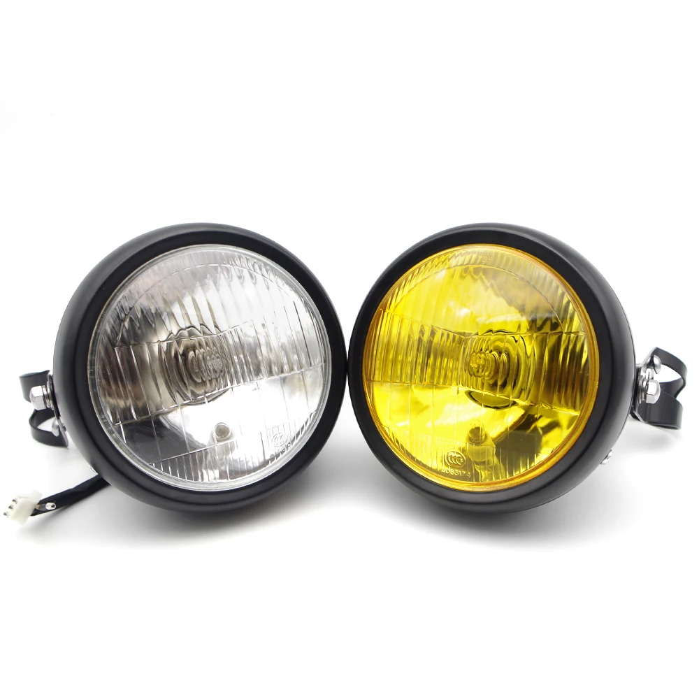 

Universal Motorcycle Headlamp Bracket Cover halogen Headlight for aprilia pegaso 650 trail yamaha mt09 tracer kawasaki kx125