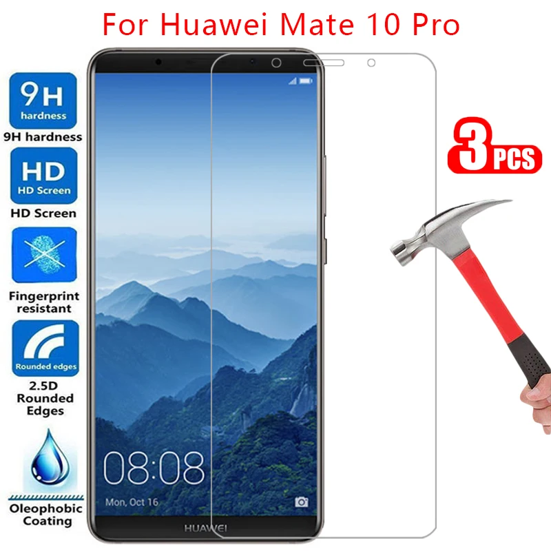 

protective tempered glass for huawei mate 10 pro screen protector on made 10pro mate10pro safety film huawey huwei hawei huawi