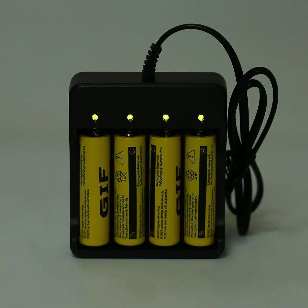 4x18650 3 7 V 9800mAh литий ионная аккумуляторная батарея индикатор смарт зарядки