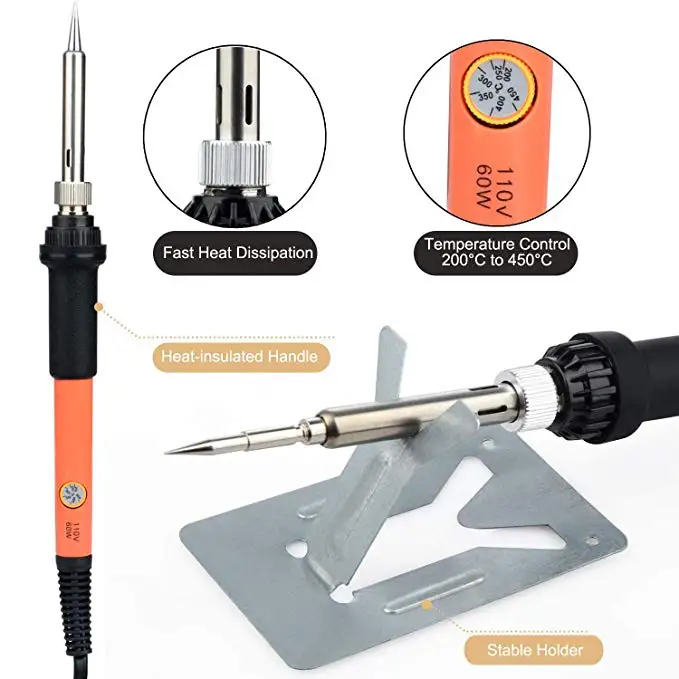

84pcs Soldering Iron Electric Wood Cautery Tool Wood Burning 220v 60w 110v Carving Pyrography Tool Set For Burning Out Diy Set