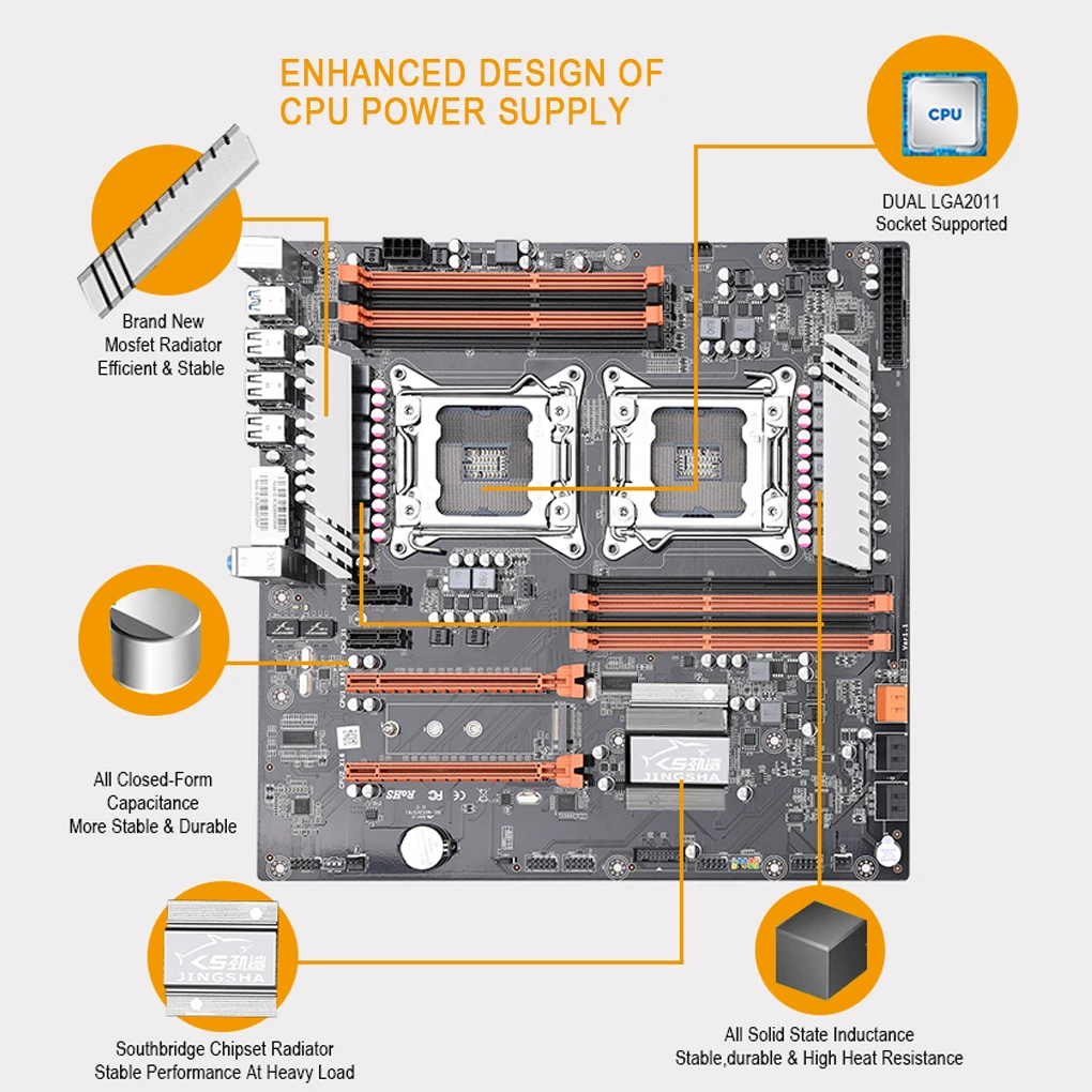 Preise X79 Motherboard Set Mit E5 2620 V3 LGA2011 USB 2,0 3,0 SATA3 CPU 2 Stücke X 8GB = 16GB 2666MHz DDR3 Unterstützung REG ECC Speicher