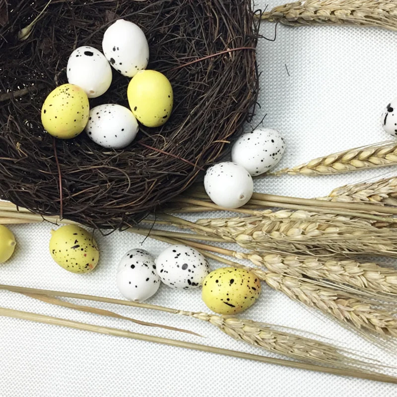 20 штук пакет DIY Мини пена птица яйца пасхальное украшение Воробей сделай сам