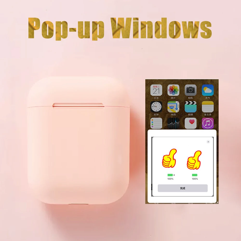 Thzio Bluetooth наушники i12 HIFI беспроводные спортивные гарнитура для телефонов xiaomi redmi