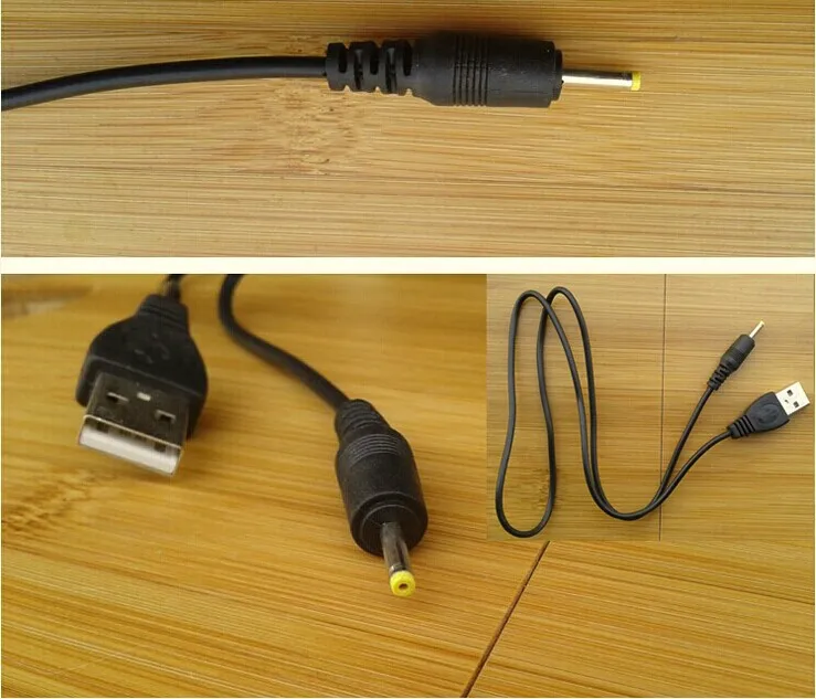 3 шт./лот 5 В 2 А USB кабель зарядное устройство разъем постоянного тока зарядный для