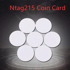 125 шт. NFC Ntag215 бирка для монет Ключ 13,56 МГц NTAG 215 универсальная бирка RFID Маркер патруль ультралегкие бирки этикетки для телефона