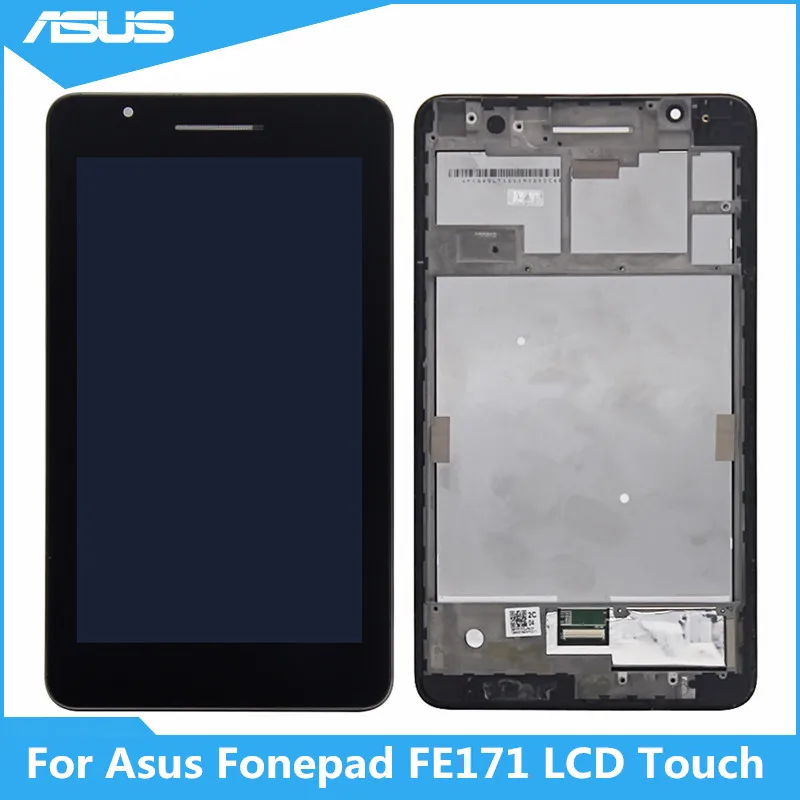 Для Asus Fonepad FE171 ЖК дисплей сенсорный экран в сборе с рамкой запасные части для