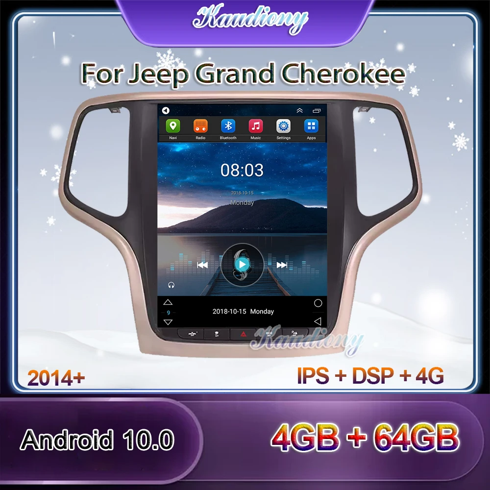 Автомагнитола Kaudiony Автомобильная Мультимедийная система на Android 10 4 с экраном 0