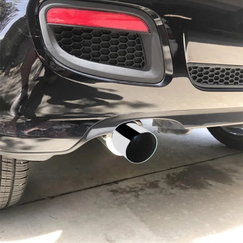 Автомобильный Универсальный глушитель для выхлопных газов нержавеющая сталь 2 5