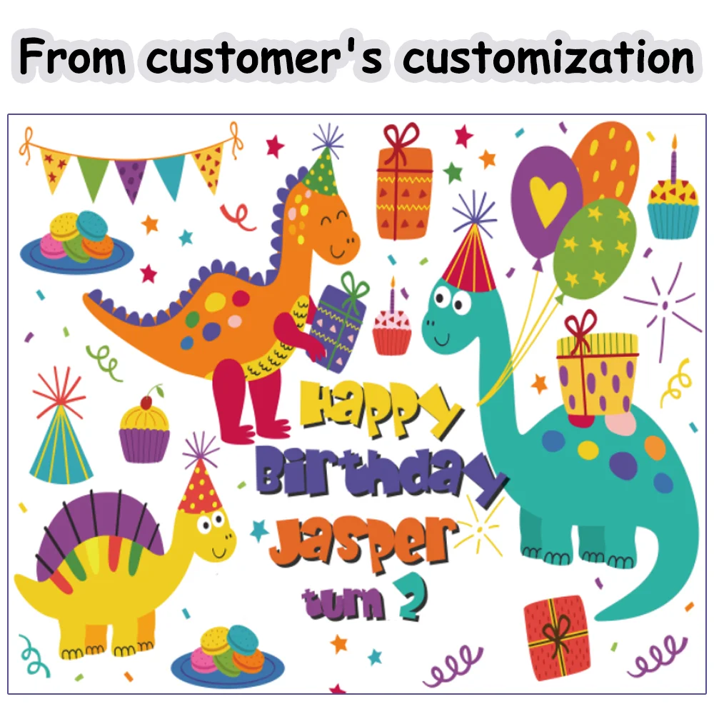 Декор для дня рождения Yeele фотосессия милые динозавры фотофоны