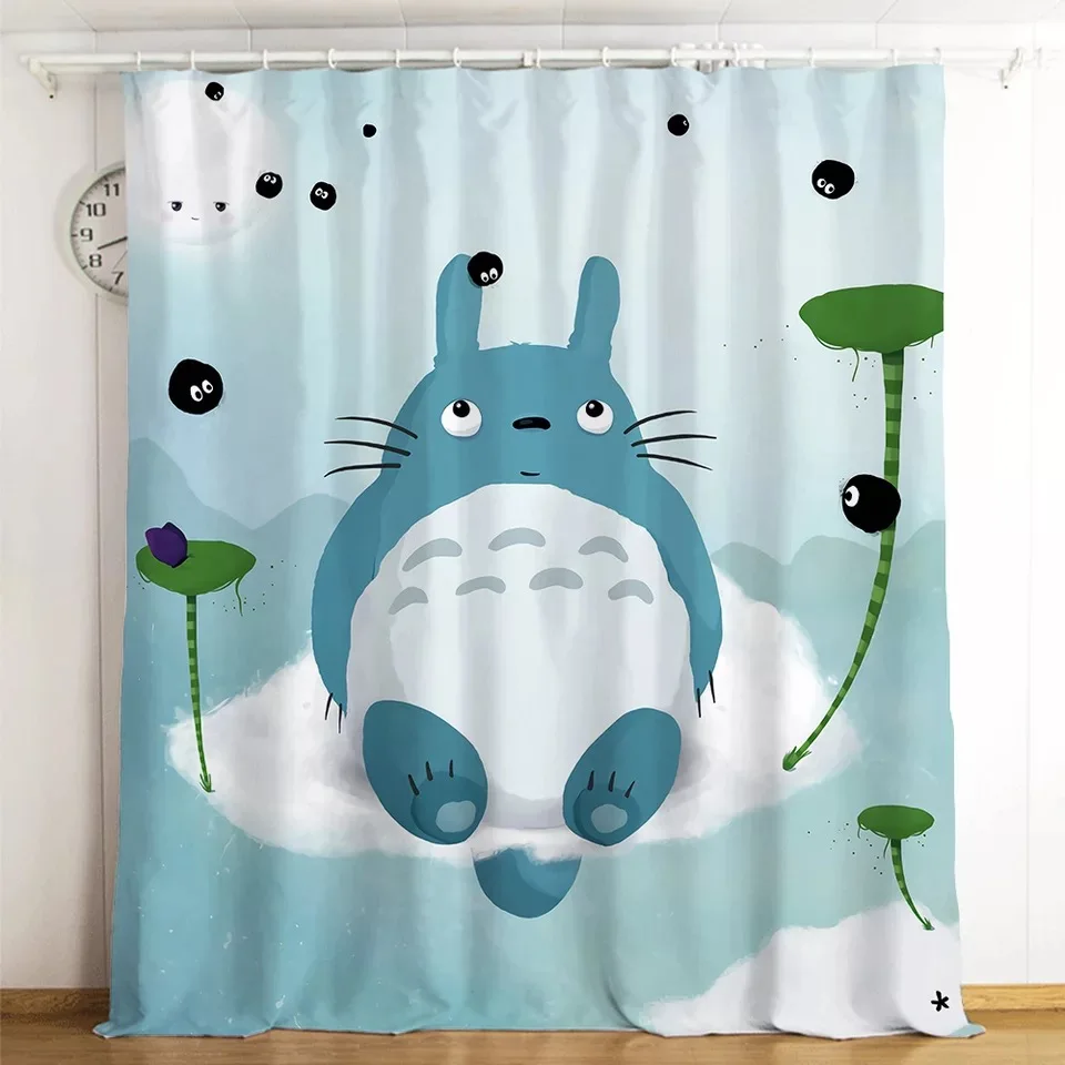 

Tonari no Totoro 3D Print Blackout Curtains Bedroom Living Room Home Decoration for Children Kids Boys