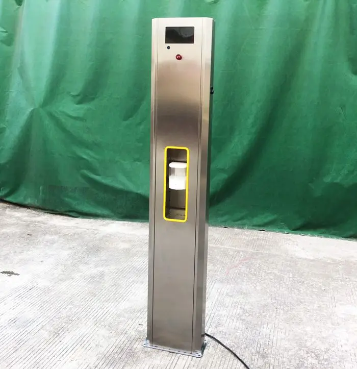 

High quality walk through metal detector body temperature scanner for security