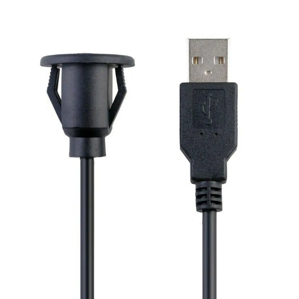 1 м Автомобильная плата с креплением штырь-гнездо USB 2 0 розетка панель расширения