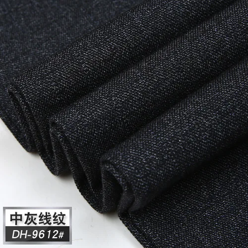 9612 mid grey Высококачественные модные утепленные мужские брюки классические деловые повседневные Прямые брюки свободный костюм брюки с высокой талией мужские брюки - Цвет: 9612 mid grey