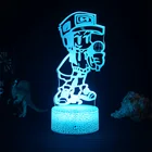 Игровая комната пятничная ночь фигурка Funkin светодиодный ные ночные светильники 3D лампа игра FNF светодиодные панели Милая комната Декор подарок для друзей