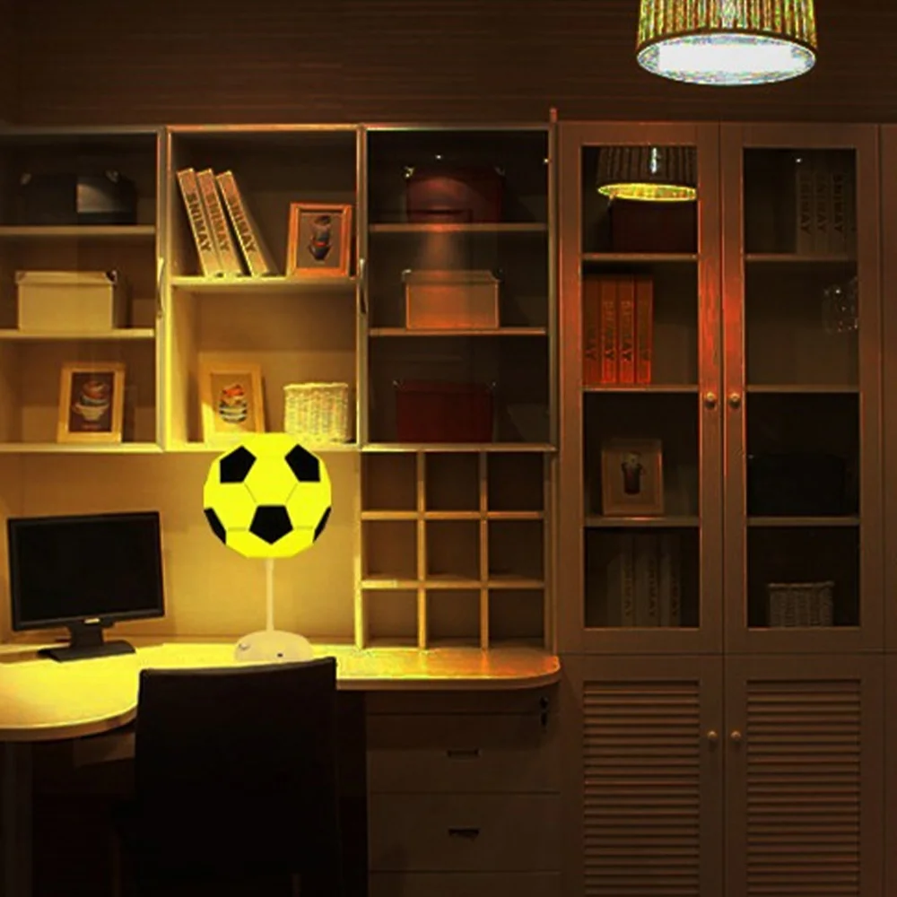 

Night Light Football Bedroom Bedside Lamp Diy Lamps Ball Light Usb Changing Colorful Led Night Lights Home Decoration Table Lamp