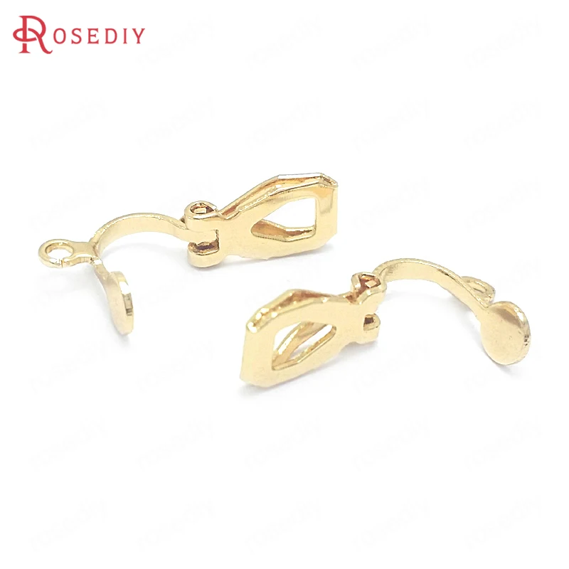 20 шт. латунные зажимы для сережек 4 мм | Украшения и аксессуары