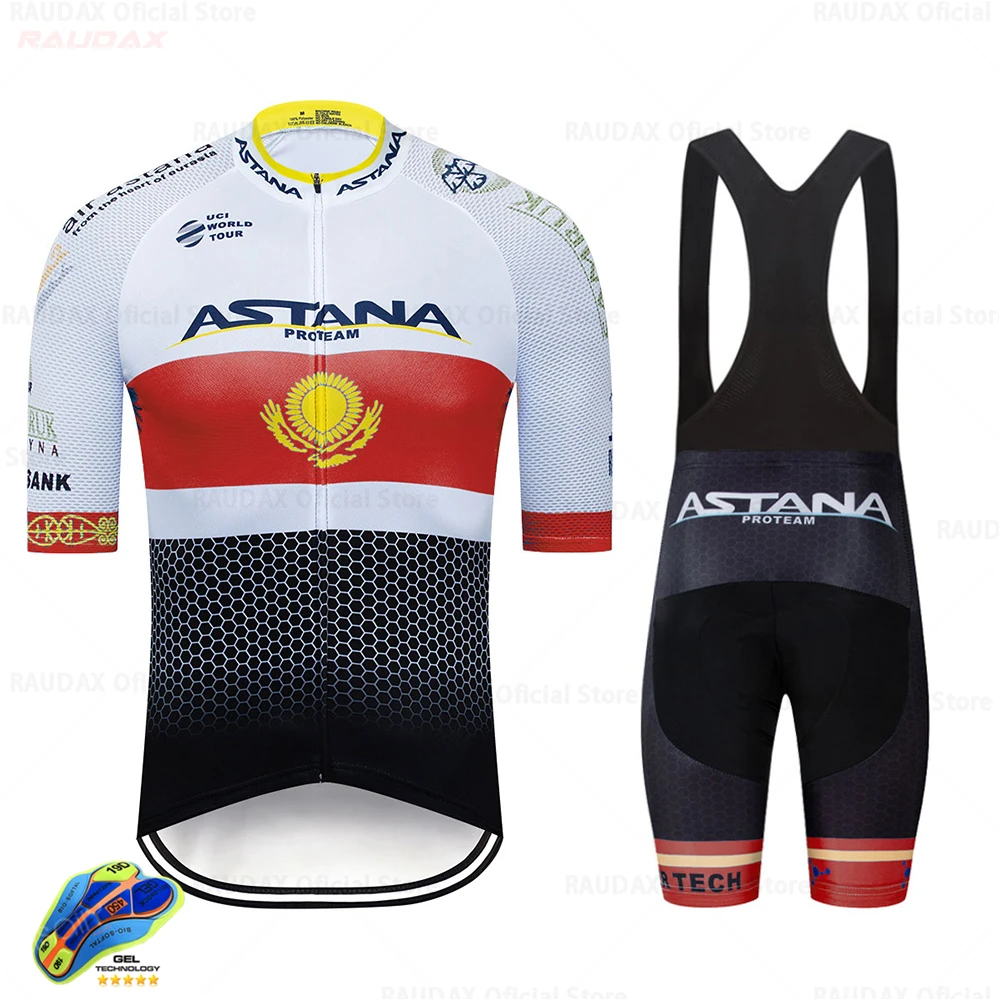 2020 pro Team Белый астана Велоспорт Джерси велосипед Ropa Мужская велосипедная летняя