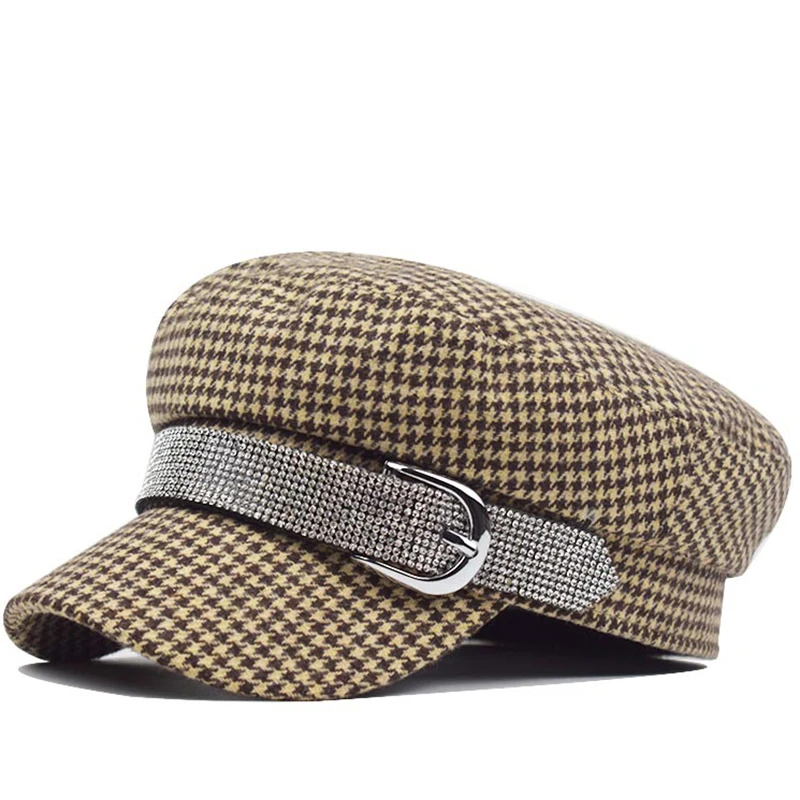 Новинка женский шерстяной берет для элегантной леди зимние женские хлопковые