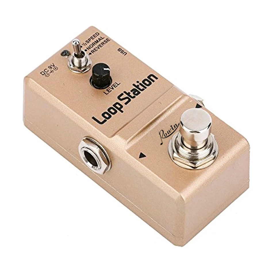 Rowin Looper Effects Pedal Unlimited Overdubs 10m Looping 1/2 Time Reverse | Спорт и развлечения
