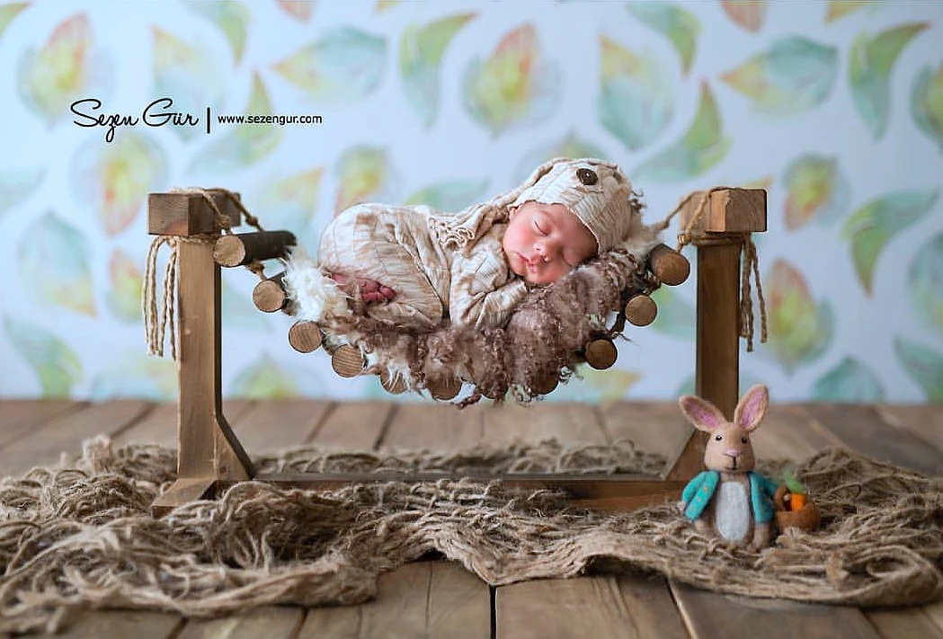 Тканевый фон для фотосъемки новорожденных тканевый ручной