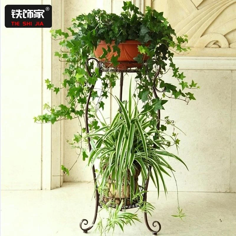 

Balcony Flower Rack Household A Living Room To Ground Flowerpot Frame Green Luo Flower Airs Multi-storey Room Built-in Rack