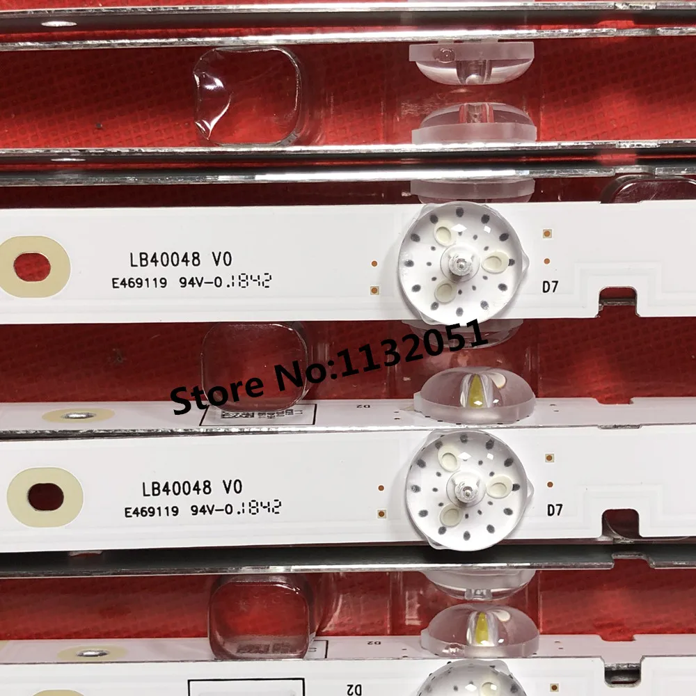 Новинка 100% светодиодный Светодиодная лента для подсветки телевизора 40 дюймов 3