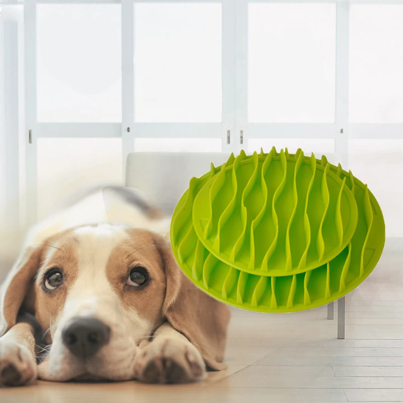Pаспродажа Корм для собак и кошек, медленная кормушка в джунглях, нескользящая чаша для собак и кошек, миска для лабиринта, принадлежности для здоровог...