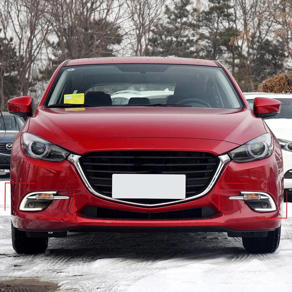 Автомобильные мигающие дневные ходовые огни для Mazda 3 Mazda3 Axela 2017 2018