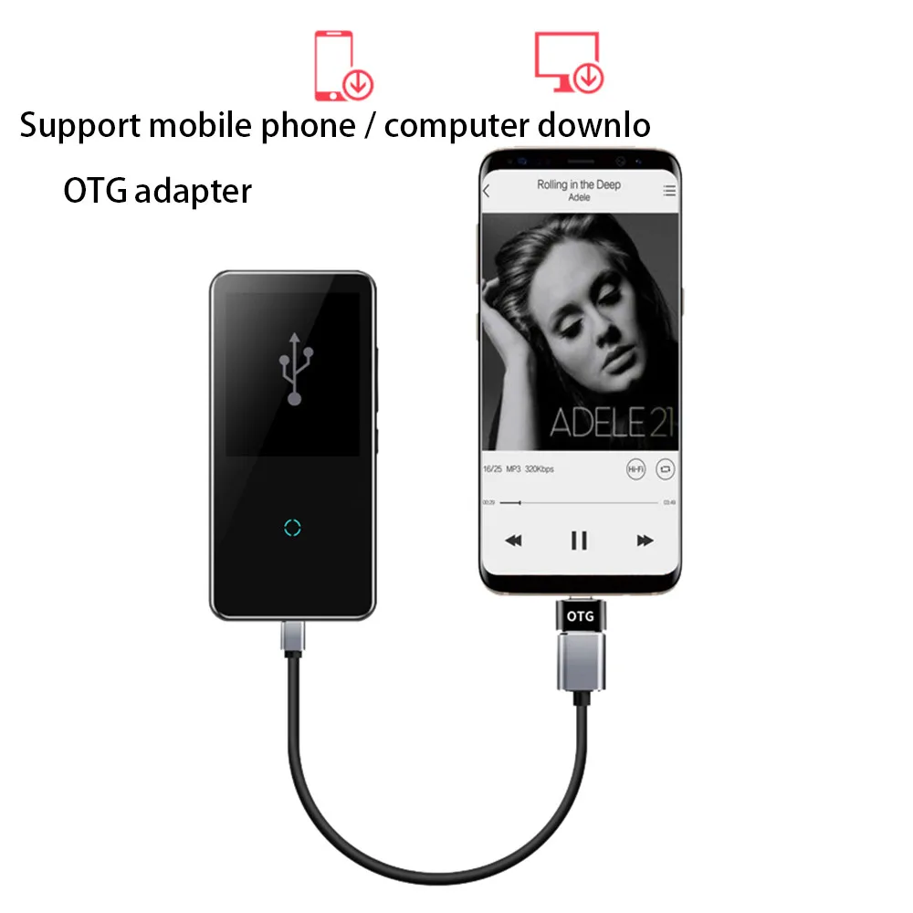 ЖК экран unccom T810 16 Гб MP3 MP4 Playe Walkman Lossless плеер Поддержка записи FM радио видео кино