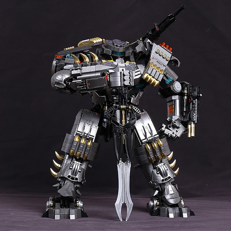 Новинка Креативная идея Тяжелая бита Модель Кирпичи MOC Hero Боевая Броня DIY робот
