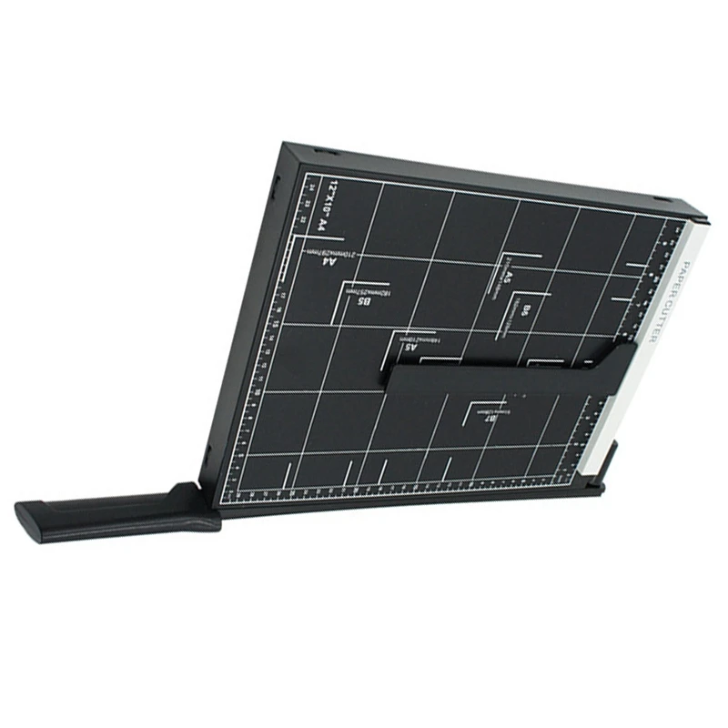 

A4 Paper Trimmer Heavy Duty Metal Base Trimmer Grid Paper Photo Cutting Machine 12inch Cutting Length 10 Sheets Capacity