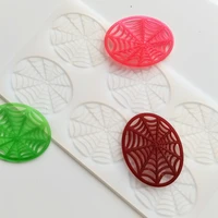 hot diy 6 cell spider web shape silicone mold cake decorating tools chocolate mould decor muffin pan baking kitchen handmade