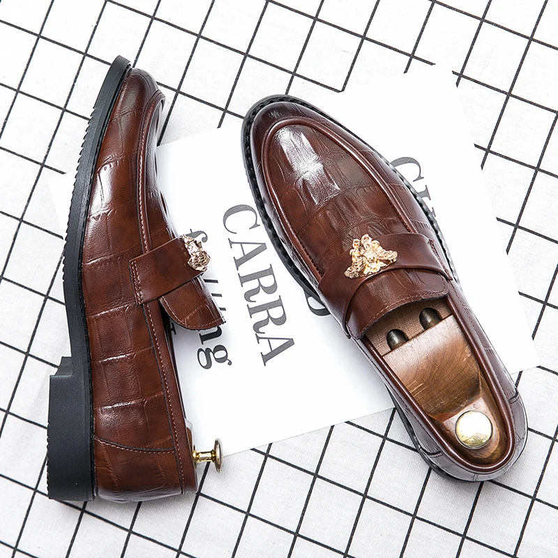 

Summer new style men's fashion casual shoes, high-quality non-slip shoes, wedding party casual shoes, business casual shoes