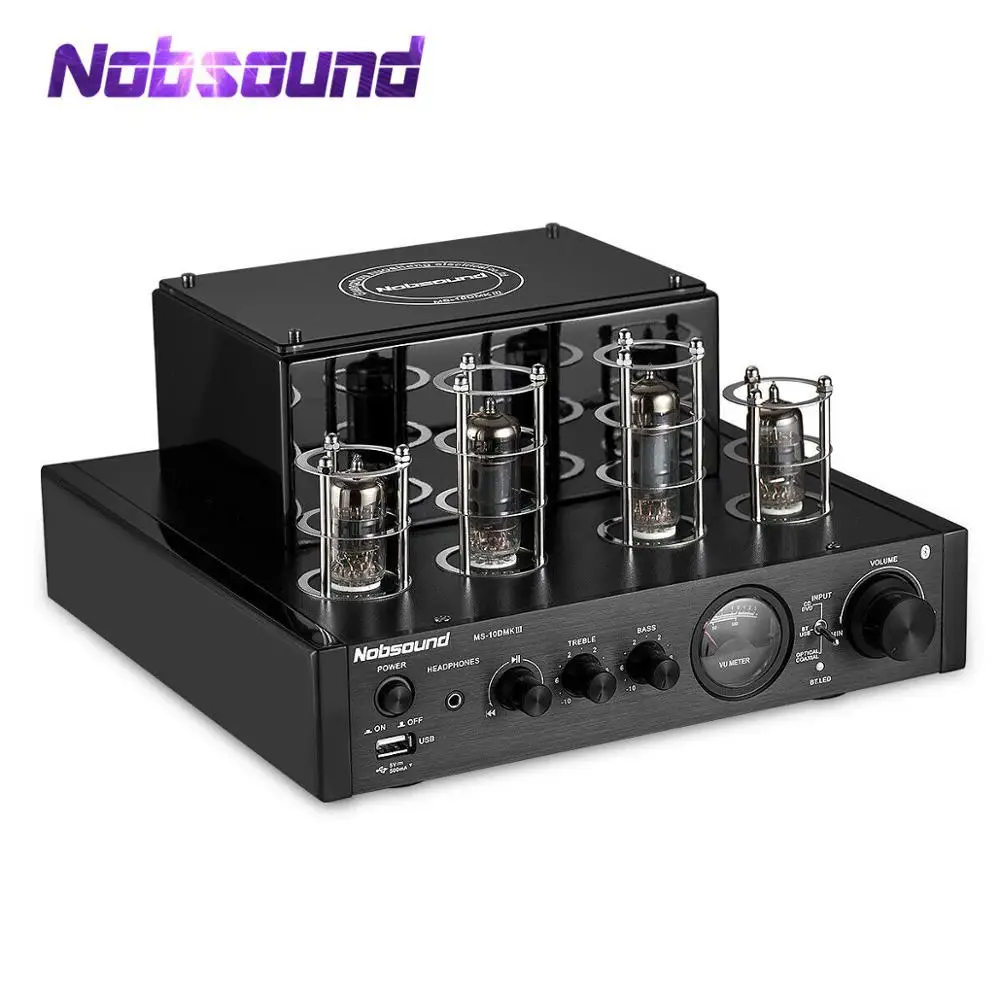 Nobsound HiFi Bluetooth Hybrid трубка усилитель мощности Stereo Сабвуфер Amp USB/OPT/COAX|Усилители