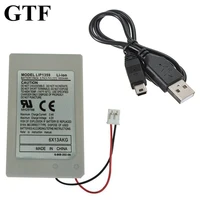 gtf 1800mah replacement battery power for supply usb data charger cable cord pack for playstation 3 ps3 controller battery