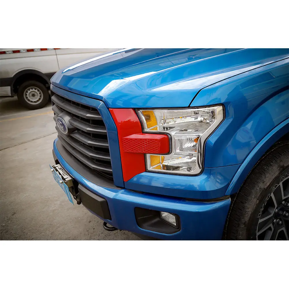 Для Ford F150 2015 + Автомобильный передний бампер крышка решетки радиатора аксессуары