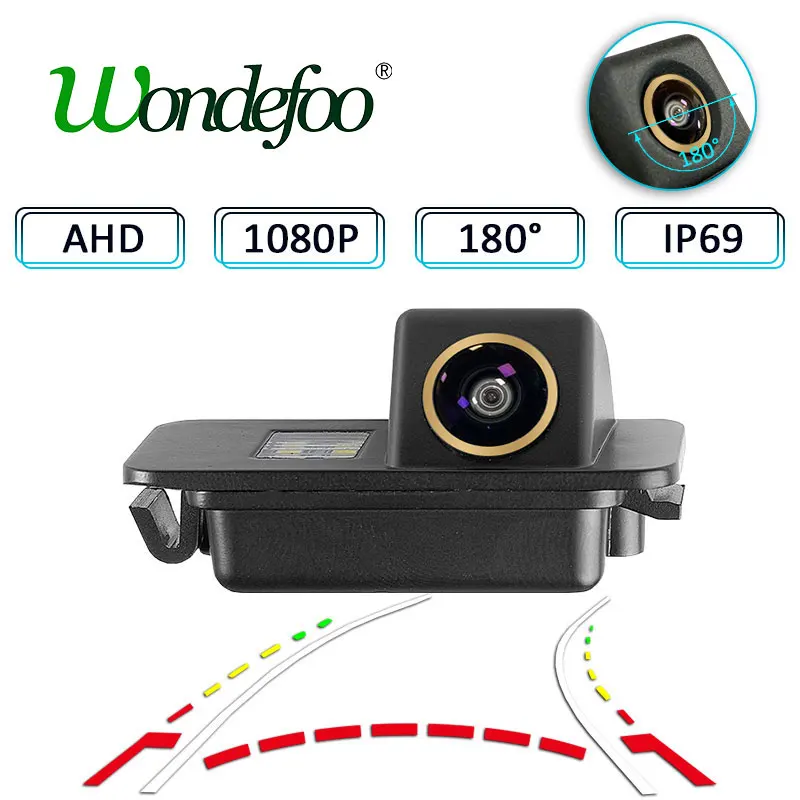 Wondefoo 180 градусов 1080P HD AHD Автомобильная камера заднего вида для Ford Mondeo Fiesta Focus Hatchback