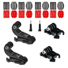 Подвижное основание K-hook для Gopro Hero 8 7 + 3 4 5 6 + SJCAM  Xiaomi Yi EkEN H9R комплект креплений 14 GoPro Hero Аксессуары,