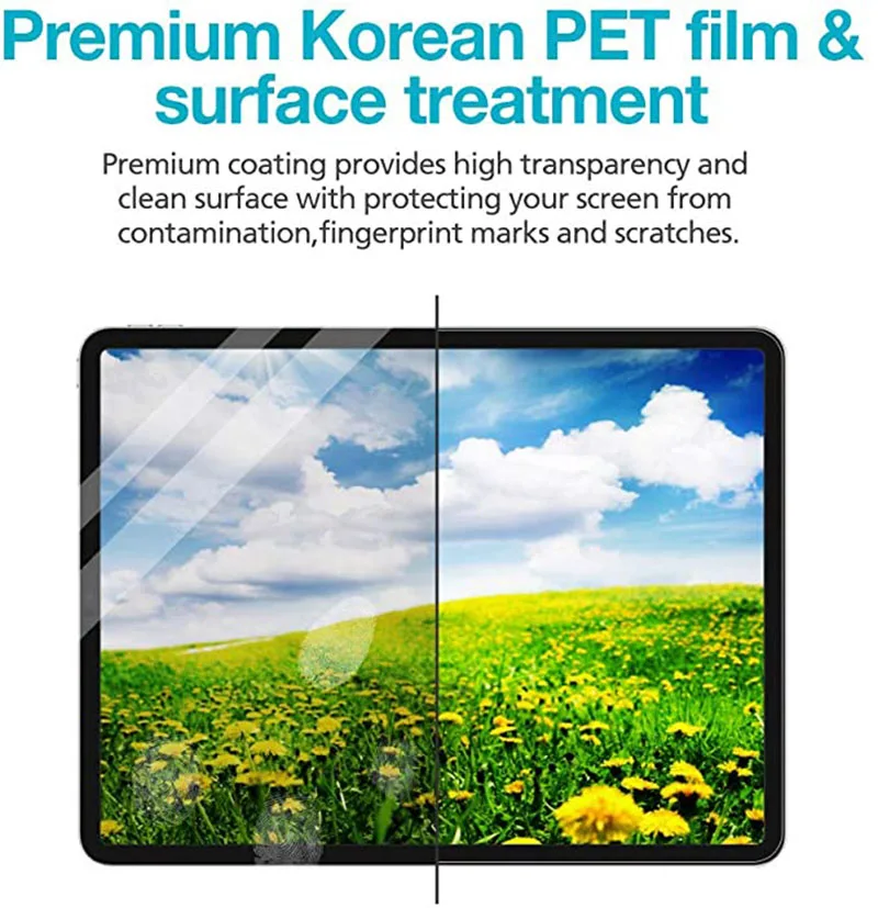 tablet screen protector for samsung galaxy tab a 10 1 2019 t510 t515 pet film for samsung a7 lite 10 4 2020 s6 lite free global shipping