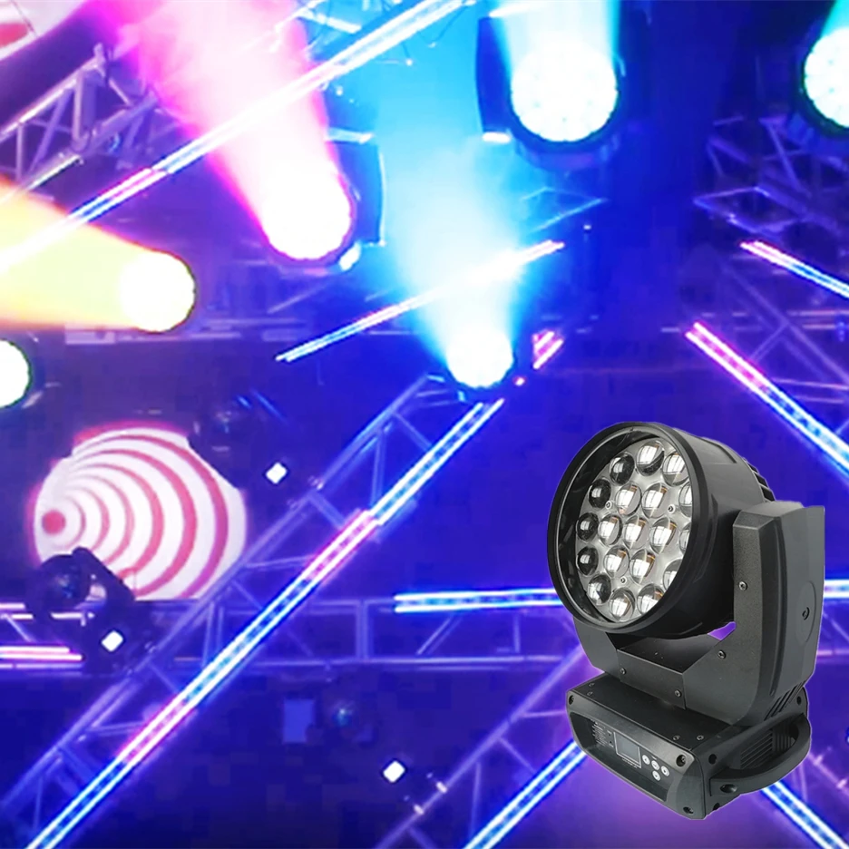 

Hot-selling stage professional lighting equipment is suitable for 19 focusing and dyeing lights used in discos and other places