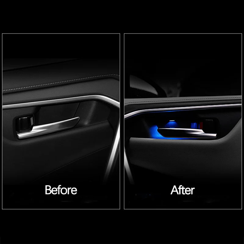 

Central Control Atmosphere Light Mood lamp Interior Door Bowl Ambient Light Door Light For Toyota RAV4 2019 2020 High Quality